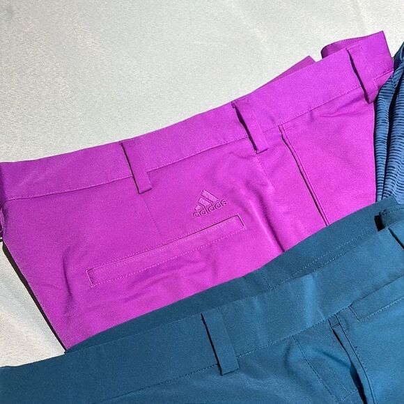 Foot Joy-Nike-Adidas flat front shorts size 36 golf shorts M3 - Picture 2 of 12